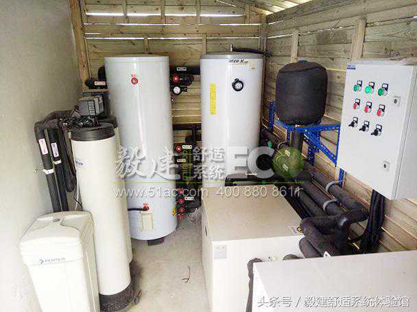 吳江太陽湖大花園別墅地源熱泵空調地暖生活熱水三合一施工實例