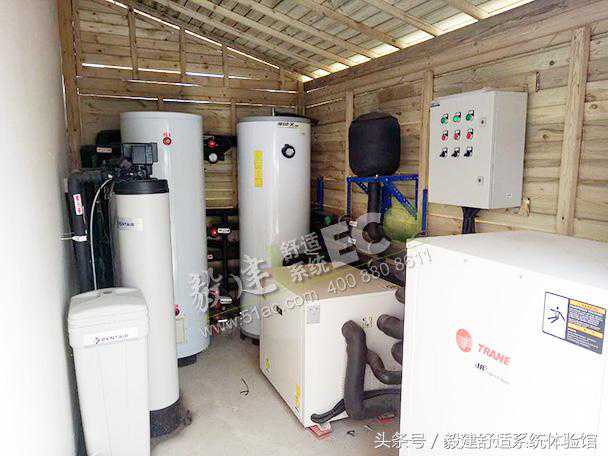 吳江太陽湖大花園別墅地源熱泵空調地暖生活熱水三合一施工實例